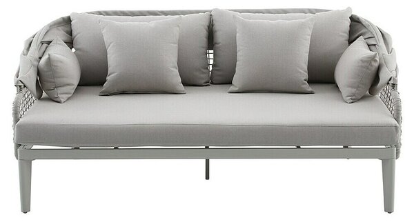 Sunfun Solo Rope Lounge sofa s jastucima (Š x D x V: 187 x 114 x 81,5 cm, Svijetlo siva)