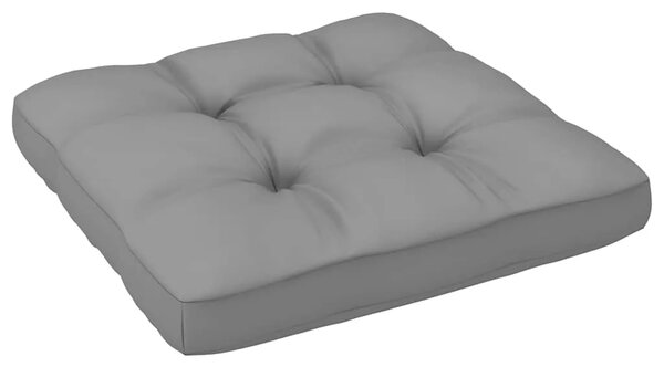 Vrtna kutna sofa sa sivim jastucima od masivne borovine - Smeđa 1 kutna sofa Smeđa