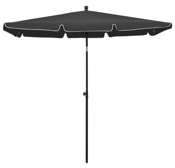 Vrtni suncobran sa šipkom 210 x 140 cm antracit - Antracit 1 Antracit