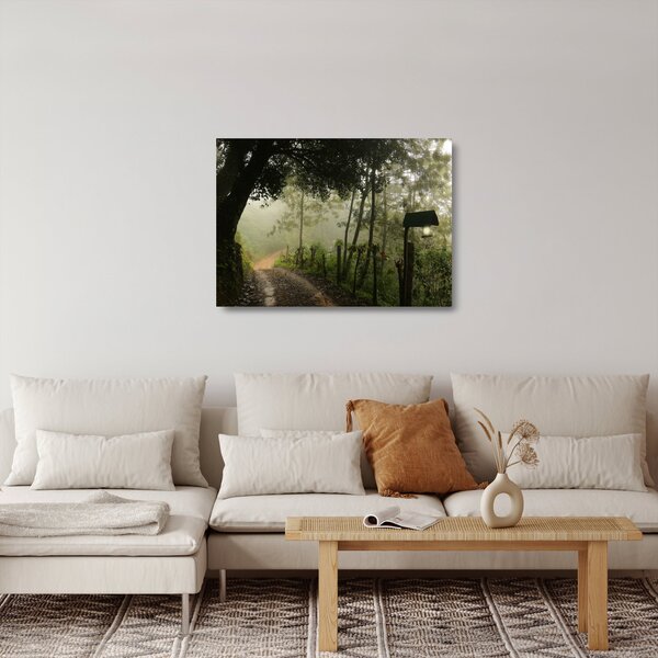 Staklena slika jutarnje magle (70x50 cm)