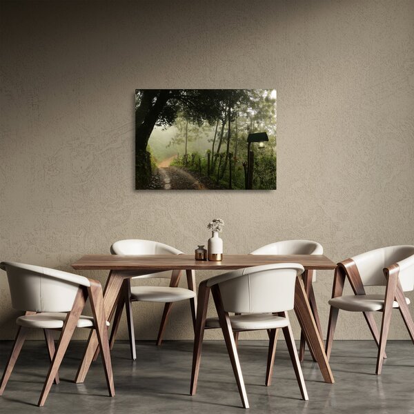 Staklena slika jutarnje magle (70x50 cm)