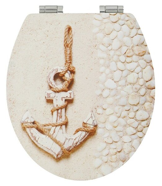 Poseidon WC daska Sand (MDF, Bež, Samospuštajuća)