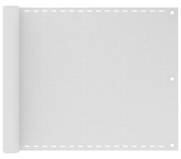 Balkonski zastor bijeli 75 x 300 cm HDPE - Bijela 75 x 300 cm 1 Bijela