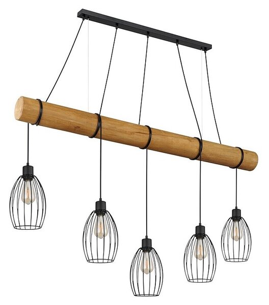 Globo Visilica Berti (40 W, D x Š x V: 1.400 x 160 x 1.500 mm, E27, Crno-smeđa)