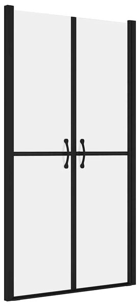 Vrata za tuš-kabinu matirana ESG (88 - 91) x 190 cm - Crna 91 x 190 cm Matirano Crna