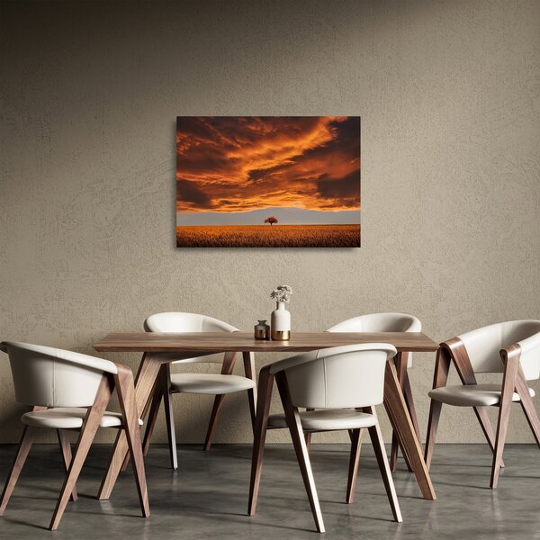 Staklena slika oblaka (70x50 cm)
