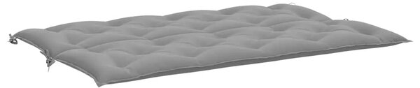 Jastuk za vrtnu klupu sivi 150 x (50+50) x 7 cm tkanina Oxford - Siva 150 cm 2 Siva