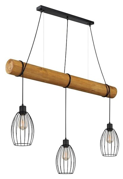 Globo Visilica Berti (40 W, D x Š x V: 1.150 x 160 x 1.500 mm, E27, Crno-smeđa)