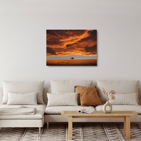 Staklena slika oblaka (70x50 cm)