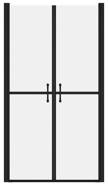 Vrata za tuš-kabinu matirana ESG (88 - 91) x 190 cm - Crna 91 x 190 cm Matirano Crna