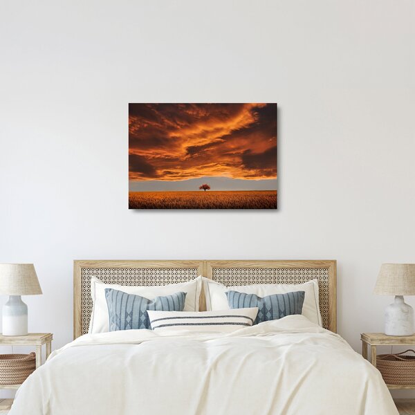 Staklena slika oblaka (70x50 cm)