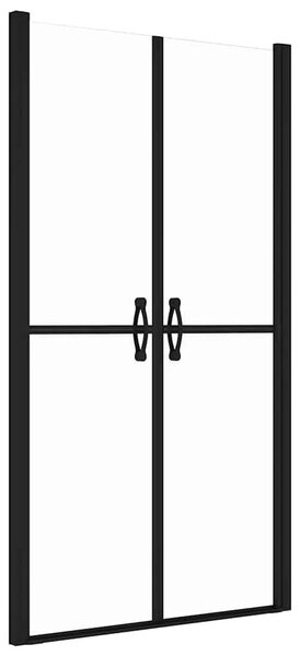 Vrata za tuš-kabinu prozirna ESG (88 - 91) x 190 cm - Crna 91 x 190 cm Jasno Crna