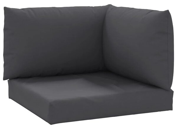 Jastuci za sofu od paleta 3 kom antracit od tkanina oxford - Antracit 1 kutna sofa Antracit