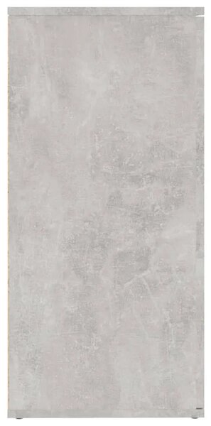 Komoda siva boja betona 160 x 36 x 75 cm od konstruiranog drva - Beton siva 1 160 cm Beton siva