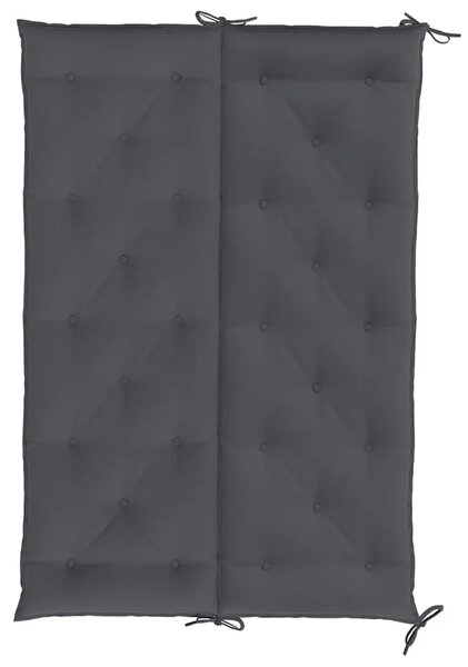 Jastuk za vrtnu klupu antracit 150x(50+50)x7 cm tkanina Oxford - Antracit 150 cm 2 Antracit