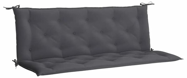 Jastuk za vrtnu klupu antracit 150x(50+50)x7 cm tkanina Oxford - Antracit 150 cm 2 Antracit