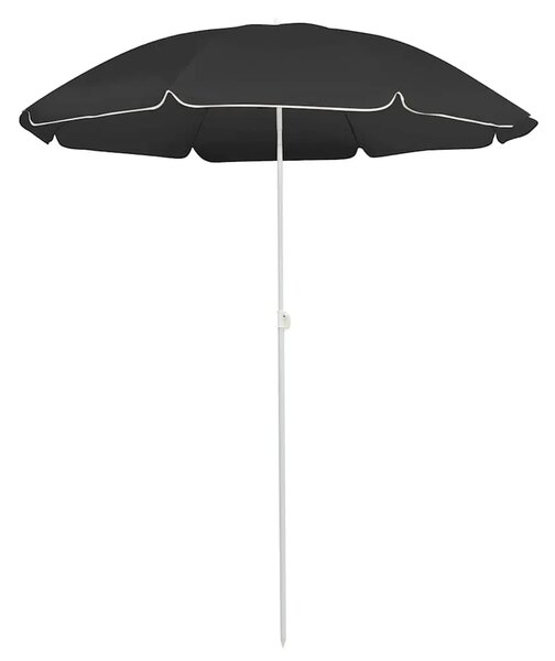 Vrtni suncobran s čeličnim stupom 180 cm antracit - Antracit 180 cm 1 Antracit
