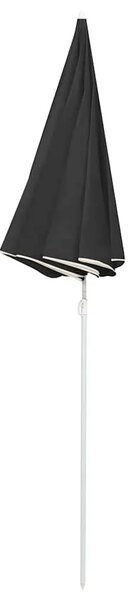 Vrtni suncobran s čeličnim stupom 180 cm antracit - Antracit 180 cm 1 Antracit