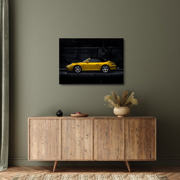Staklena slika - sportski automobil (70x50 cm)