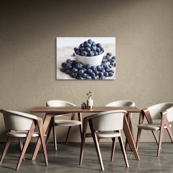 Staklena slika - Borovnice (70x50 cm)