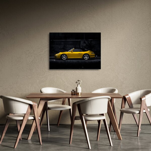 Staklena slika - sportski automobil (70x50 cm)