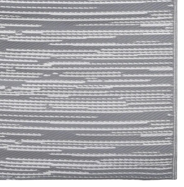 Vanjski tepih ARAKIL sivi 160x230 cm PP - Siva 160 x 230 cm 1 Siva