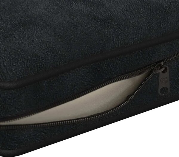Sofa za pse crna 72 x 45 x 30 cm plišana - Crna Crna