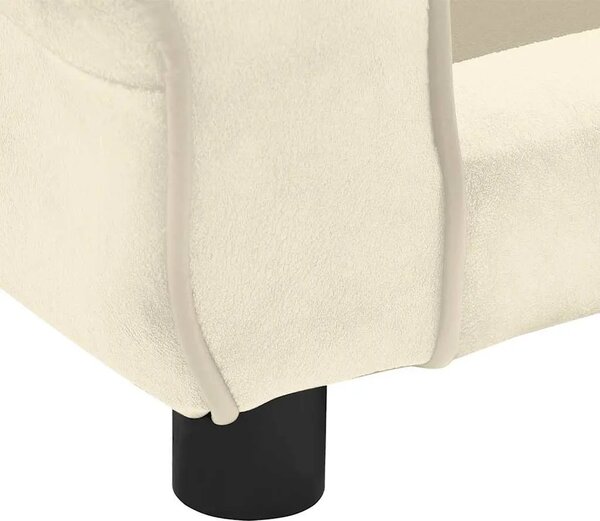 Sofa za pse krem 72 x 45 x 30 cm plišana - Krema Krema