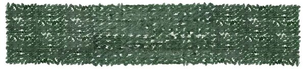 Balkonski zastor s tamnozelenim lišćem 500 x 100 cm - Tamnozelena 500 x 100 cm 1 s breskvinim listovima