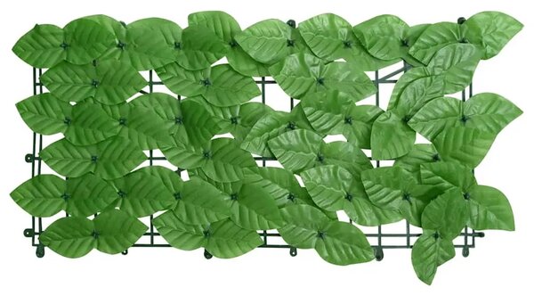 Balkonski zastor sa zelenim lišćem 300 x 150 cm - Zelena 300 x 150 cm 1 s breskvinim listovima