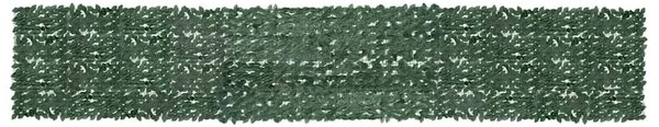 Balkonski zastor s tamnozelenim lišćem 600 x 100 cm - Tamnozelena 600 x 100 cm 1 s breskvinim listovima
