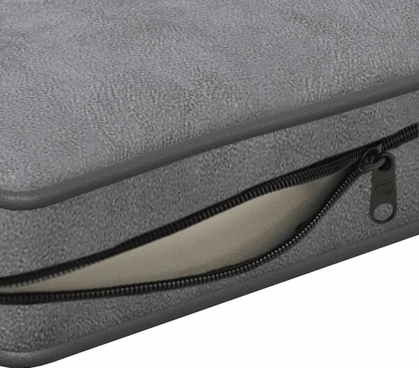 Sofa za pse tamnosiva 72 x 45 x 30 cm plišana - Tamno siva Tamno siva