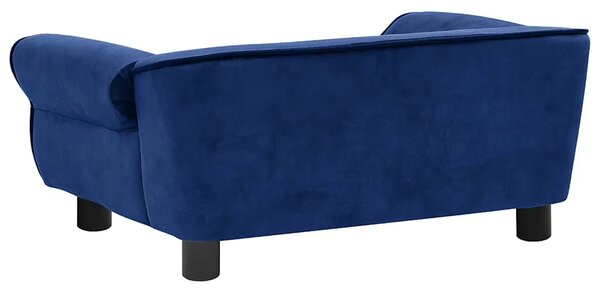 Sofa za pse plava 72 x 45 x 30 cm plišana - Plava Plava