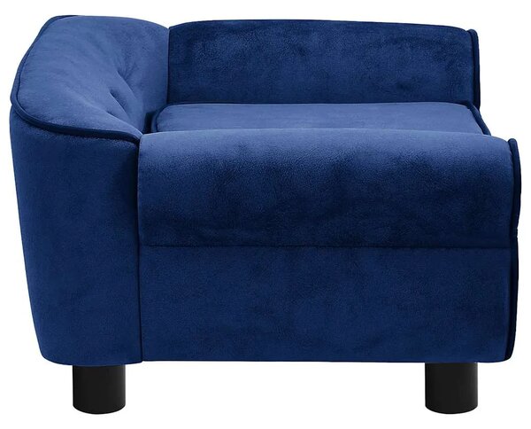 Sofa za pse plava 72 x 45 x 30 cm plišana - Plava Plava