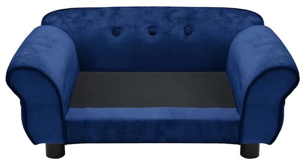 Sofa za pse plava 72 x 45 x 30 cm plišana - Plava Plava