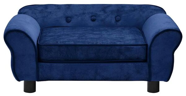 Sofa za pse plava 72 x 45 x 30 cm plišana - Plava Plava