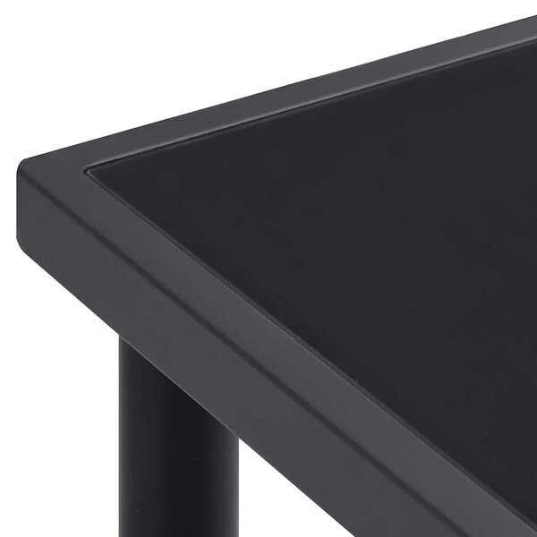 Vrtni stol - Blagovaonski stol antracit 190 x 90 x 74 cm čelični - 190 x 90 x 74 cm 1 190 x 90 x 74 cm