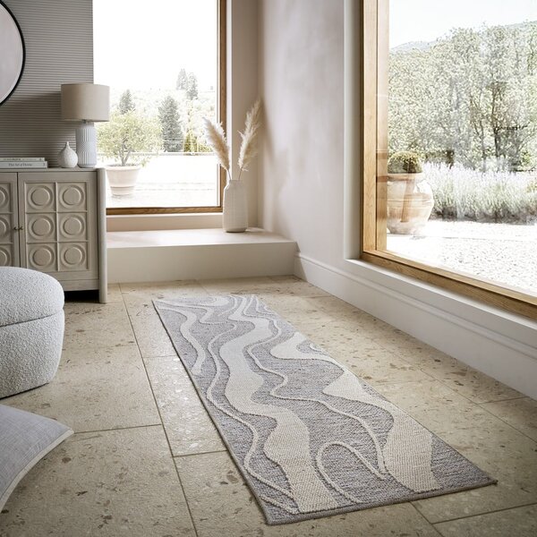 Siva periva staza 60x223 cm Calder – Flair Rugs