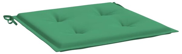 Jastuci za vrtne stolice 6 kom zeleni 50x50x3 cm tkanina Oxford - Zelena 50 x 50 x 3 cm 6 Zelena