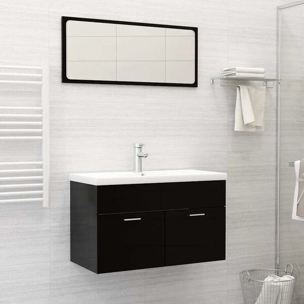 Ugradbeni Lavabo - Umivaonik sa slavinom 81x39x18 cm keramički bijeli - 81 x 39 x 18 cm 81 x 39 x 18 cm