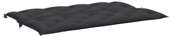 Jastuk za vrtnu klupu crni 150 x (50+50) x 7 cm tkanina Oxford - Crna 150 cm 2 Crna