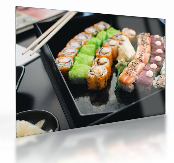 Staklena slika - Sushi (70x50 cm)