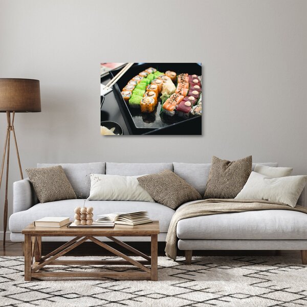 Staklena slika - Sushi (70x50 cm)