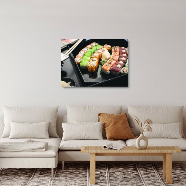 Staklena slika - Sushi (70x50 cm)