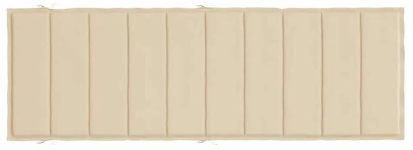 Jastuk za ležaljku bež 186x58x4 cm od tkanine Oxford - Bež 1 Bež