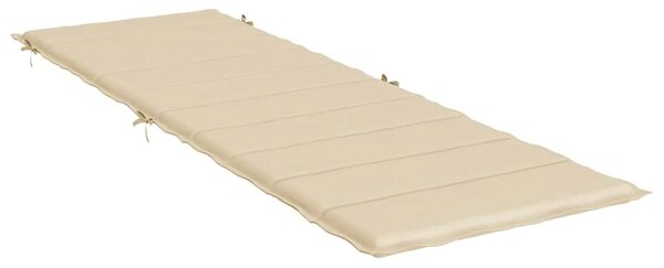 Jastuk za ležaljku bež 186x58x4 cm od tkanine Oxford - Bež 1 Bež