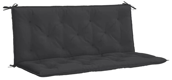 Jastuk za vrtnu klupu crni 120 x (50+50) x 7 cm tkanina Oxford - Crna 120 cm 2 Crna