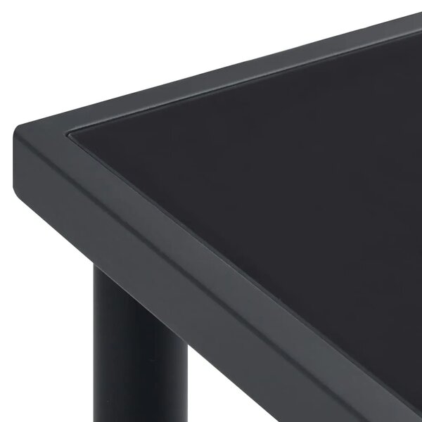 Vrtni stol - Blagovaonski stol antracit 150 x 90 x 74 cm čelični - 150 x 90 x 74 cm 1 150 x 90 x 74 cm