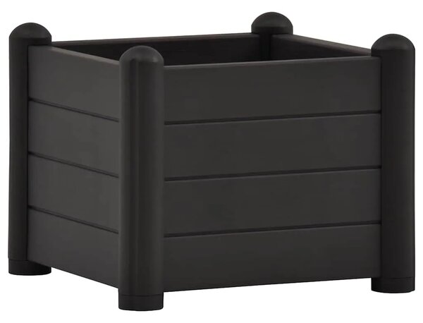 Povišena gredica - Vrtna gredica PP antracit 43 x 43 x 35 cm - Antracit 43 x 43 x 35 cm 1 Antracit
