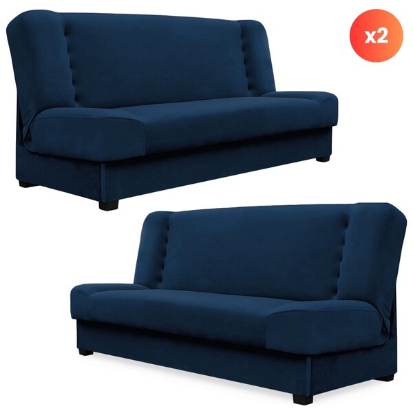 Set od 2 komada sofa Panino (tamnoplava)